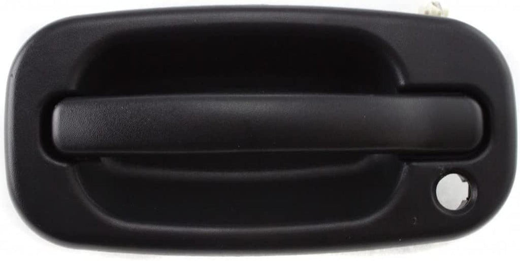 for Chevy Silverado 2500 HD Classic Exterior Door Handle Front Driver Side Textured Black 2007-2007 | with Key Hole | Trim: LS/LT/WT | GM1310129 | 15034985