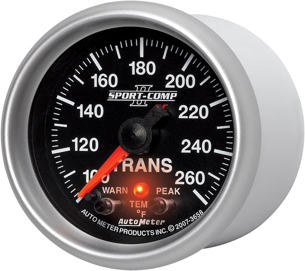 3658 2-1/16" 100- 260 F Full Sweep Electric Transmission Temperature Gauge