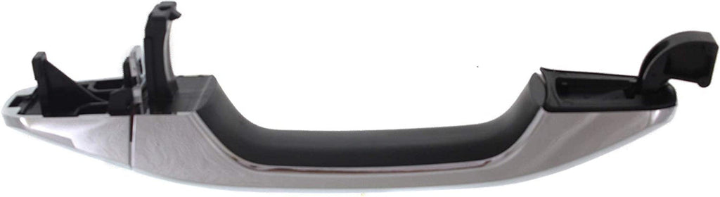 Front and Rear Exterior Door Handle Set of 4 Compatible with 2014-2018 Chevrolet Silverado 1500 and GMC Sierra 1500 Chrome Driver and Passenger Side