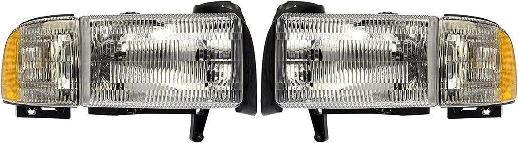 Dorman 1590121 Headlight Assembly for Select Dodge Models, 2 Pack