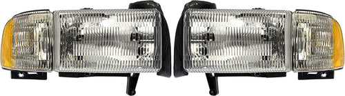 Dorman 1590121 Headlight Assembly for Select Dodge Models, 2 Pack
