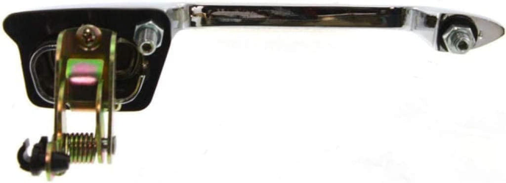 Compatible with Dodge W100 Exterior Door Handle 1986-1989 Driver Side Front or Rear, Chrome | Trim: Custom | CH1310107 | 55075649