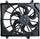 621940 Cooling Fan Assembly Compatible with 2008-2012 Jeep Liberty, Black