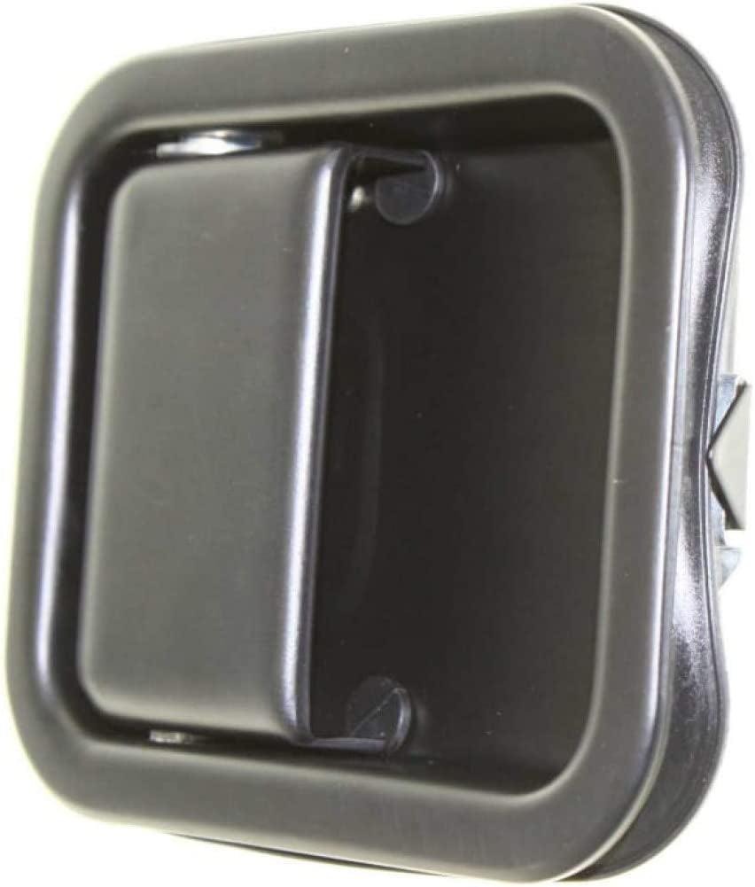 Compatible with Jeep Wrangler TJ Exterior Door Handle 1997-2006 Driver Side | Front | Smooth Black | Trim: All Submodels | CH1311111 | J5758172