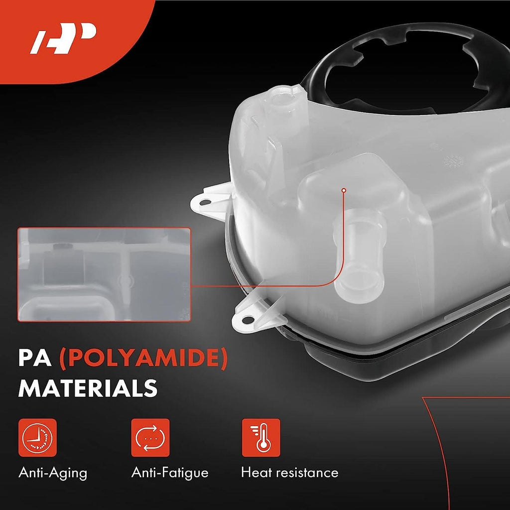 A-Premium Engine Coolant Overflow Recovery Reservoir Tank [With Cap] Compatible with Jaguar 2002 2003 2004 2005 2006 2007 2008, [2.5L 3.0L], Replace# C2S46861