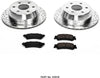 K2018 Rear Z23 Carbon Fiber Brake Pads with Drilled & Slotted Brake Rotors Kit