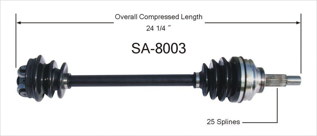 SA-8003 CV Axle Shaft