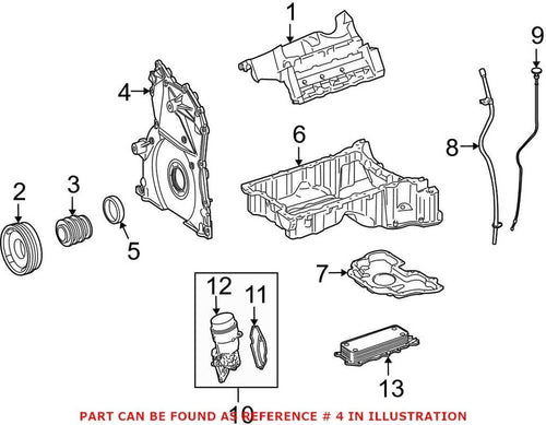 Genuine OEM Engine Timing Cover for Mercedes 6420100033