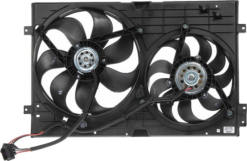 Dorman 620-799 Engine Cooling Fan Assembly Compatible with Select Audi / Volkswagen Models , Black