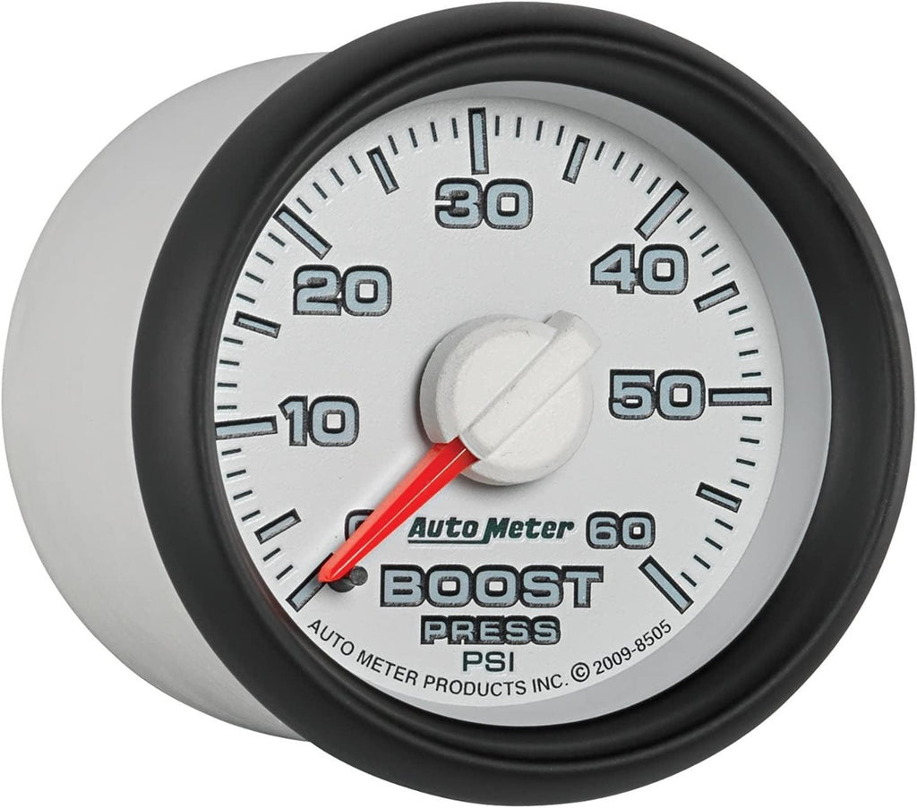 8505 Factory Match Mechanical Boost Gauge, 2.3125 In.