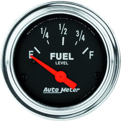 2514 Traditional Chrome Electric Fuel Level Gauge