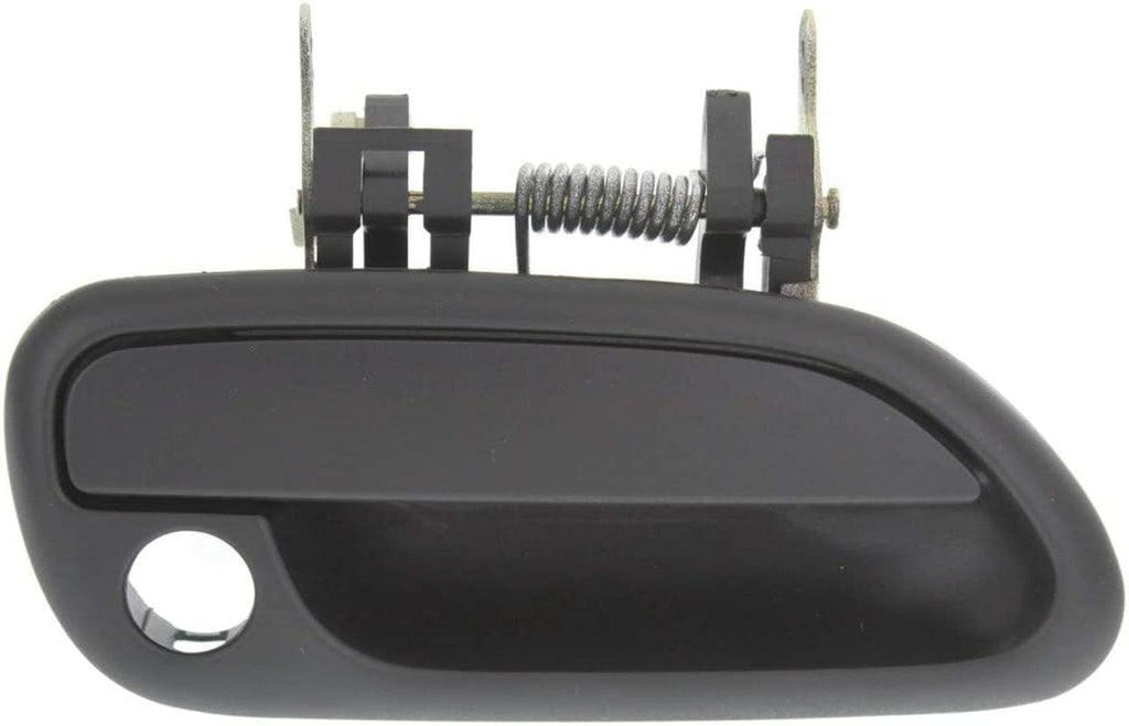 for Subaru Outback Exterior Door Handle Front, Passenger Side Textured Black (2000-2004) | with Key Hole | Trim:All Submodels | SU1311103 | 61021AE18ANN