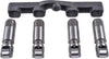 Hydraulic Roller Lifters | Fits Chrysler Hemi GEN III Engines 5.7L, 6.1L, 6.4L | Includes 4 Lifters with 1 Lifter Bridge | Non-Multi-Displacement Design