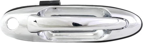 Compatible with Toyota Tundra Exterior Door Handle Front, Passenger Side Chrome (2004-2006) | with Key Hole| Trim: Limited/Sr5/Base