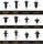 - GRC-33 240PCS Bumper Retainer Clips Car Plastic Rivets Fasteners Push Retainer Kit Most Popular Sizes Auto Push Pin Rivets Set -Door Trim Panel Fender Clips for GM Ford Toyota Honda Chrysler