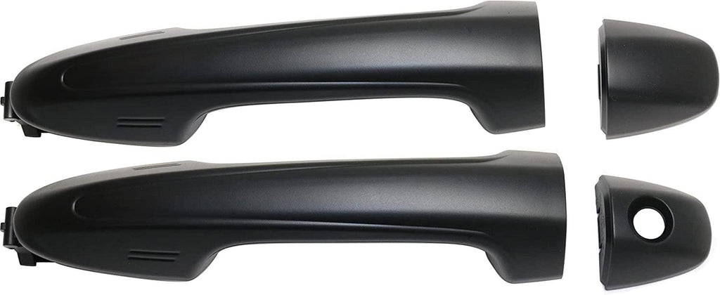 Front, Driver and Passenger Side Exterior Door Handle Set of 2 Compatible with 2013-2016 Toyota RAV4