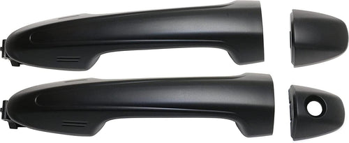 Front, Driver and Passenger Side Exterior Door Handle Set of 2 Compatible with 2013-2016 Toyota RAV4