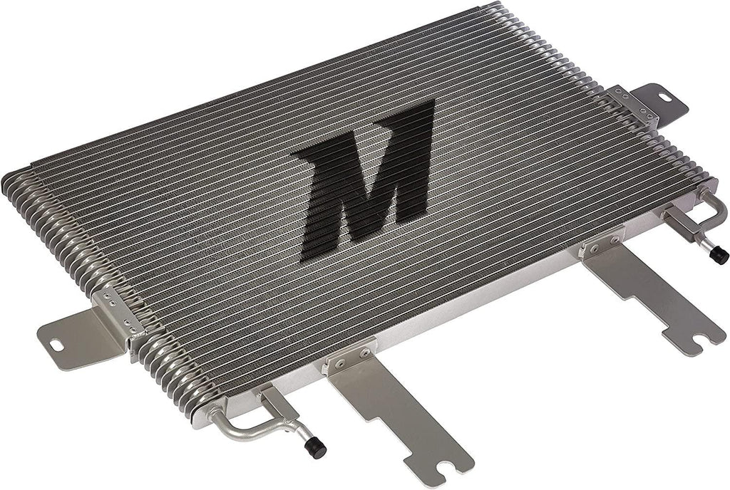 MMTC-F2D-99SL Transmission Cooler Compatible with Ford 7.3 Powerstroke 1999-2003 Silver