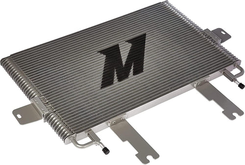 MMTC-F2D-99SL Transmission Cooler Compatible with Ford 7.3 Powerstroke 1999-2003 Silver