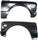 For Chevy C10 Pickup Fender 1969 70 71 1972 Driver and Passenger Side Pair/Set | Front | W/Turn Signal Light Hole | Base | Replacement for GM1240234 + GM1241234 | 3936667 + 3936668