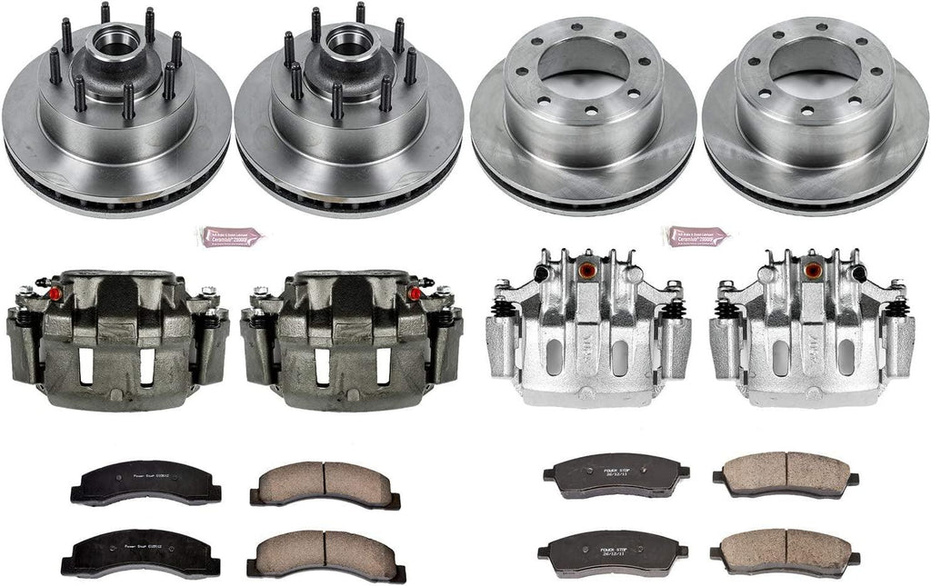 KCOE1892 Autospecialty 1-Click OE Replacement Brake Kit with Calipers