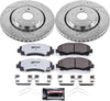 K7214-36 Front Z36 Truck & Tow Brake Kit, Carbon Fiber Ceramic Brake Pads and Drilled/Slotted Brake Rotors
