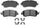 ADVICS AD1852 Disc Brake Pad Set
