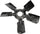 Dorman 620-037 Engine Cooling Fan Blade Compatible with Select Dodge Models