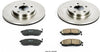 KOE2282 Autospecialty Front Replacement Brake Kit-Oe Brake Rotors & Ceramic Brake Pads
