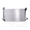 TYC 1451 Compatible with Ford F-Series 2-Row Plastic Aluminum Replacement Radiator