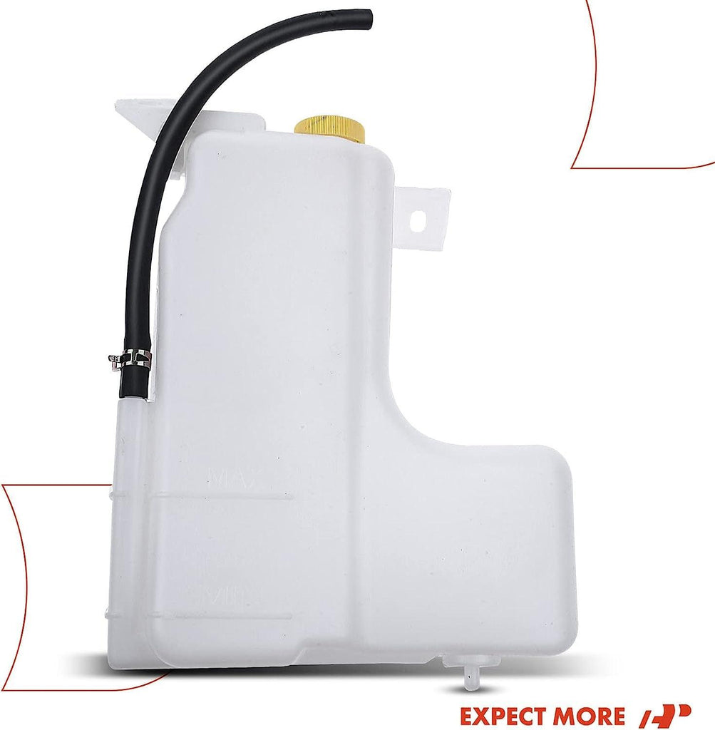 A-Premium Engine Coolant Overflow Recovery Reservoir Tank [W/Cap & Tubing] Compatible with Nissan Frontier 1998-2015 [2.4L 3.3L], Xterra 2000 2001 2002 2003 2004 2005 [2.4L 3.3L 2.5L]