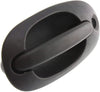 For Dodge Grand Caravan Exterior Door Handle Rear, Passenger Side - Side Sliding Door Textured Black (1996-2000) | with Key Hole| Trim:All Submodels