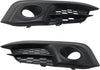 Fog Lamp Molding Compatible with 2016-2018 Honda Civic Side Garnish Coupe/Sedan Passenger and Driver Side