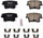(Z23-1057) Z23 Evolution Sport Brake Pads, Rear