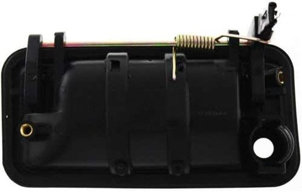 Door Handle Compatible with Chevy C/K Full Size P/U 88-00 Front RH and LH outside Smooth Black Metal W/Keyhole