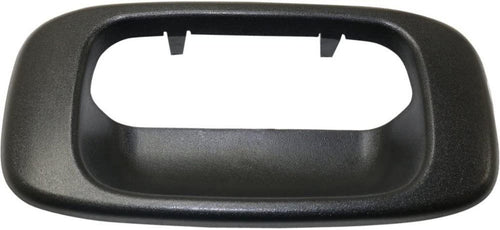 Tailgate Handle Compatible with Chevy Chevy Silverado 99-06 Bezel outside Textured Black