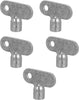 Plumbing Tools Plumbing Tools Water Spigot Lock Radiator Valve Keys, 5 Pack Bleeding Keys, Valve Loose Keys for Radiators and Faucet () Water Key Lockpicking Sets Lockpicking Sets