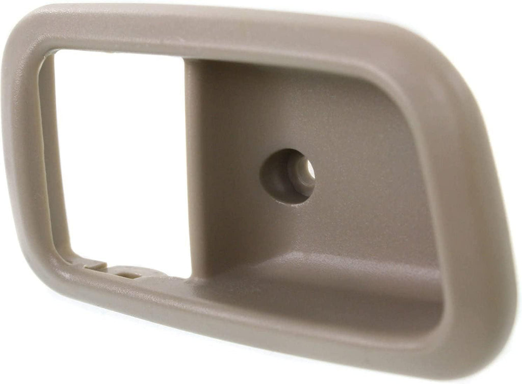 Door Handle Trim Set Compatible with 2000-2006 Toyota Tundra Beige Front, Driver and Passenger Side
