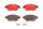 Brembo Front Disc Brake Pad Set for 12-17 500 (P23119N)