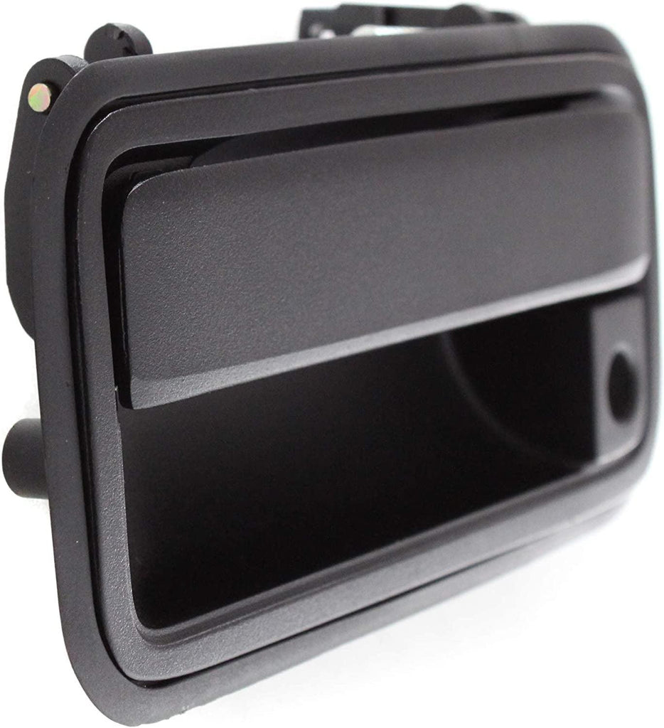 Front, Driver and Passenger Side Exterior Door Handle Set of 2 Compatible with 1988-1999 Chevrolet K1500, 1995-2000 Tahoe, 1988-1999 C1500 & 1992-1994 Blazer, Textured Black