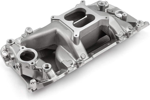 1-147-020 Fits Chevy BBC 454 Midrise Air Oval Port Intake Manifold Machine Polished