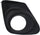 Fog Light Trim Compatible with 2011-2013 Toyota Corolla Textured Front, Passenger Side