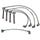 Denso Spark Plug Wire Set for 1993-2001 Honda Prelude 671-4189