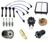 For Toyota Previa 2.4L Ignition Tune up Kit Filters Cap Rotor Spark Plugs Wire