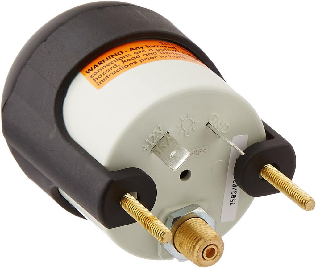 7503 Phantom II 2-1/16" 30 In. Hg/30 PSI Mechanical Vacuum/Boost Gauge