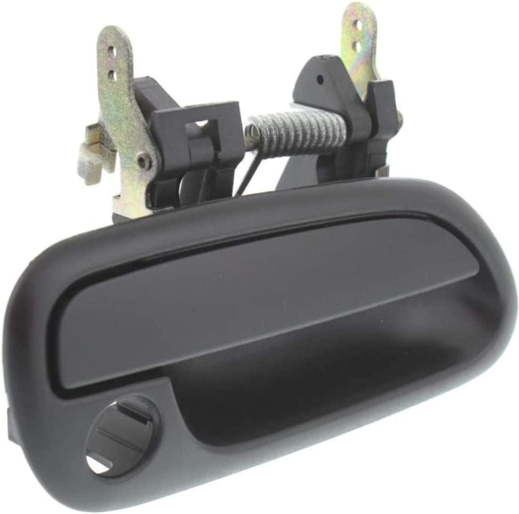for Subaru Outback Exterior Door Handle Front, Passenger Side Textured Black (2000-2004) | with Key Hole | Trim:All Submodels | SU1311103 | 61021AE18ANN