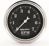 1797 Old TYME Black Electric Tachometer, 2.3125 In.