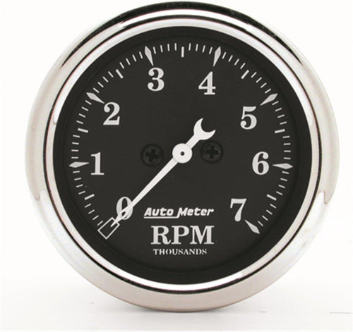 1797 Old TYME Black Electric Tachometer, 2.3125 In.
