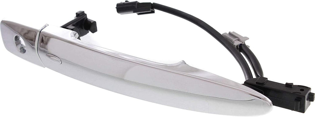 Front, Driver Side Exterior Door Handle Compatible with 2009-2014 Nissan Maxima, Fits 2013-2018 Nissan Sentra, Fits 2009-2014 Nissan Murano, Fits 2011-2017 Nissan Leaf