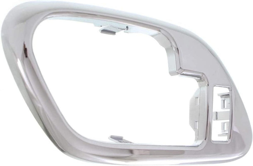 for GMC K150 / K2500 / K3500 Door Handle Trim 1995 96 97 98 99 2000 Driver Side | Front | inside | Bezel | All Chrome | W/Lock Hole | Performance